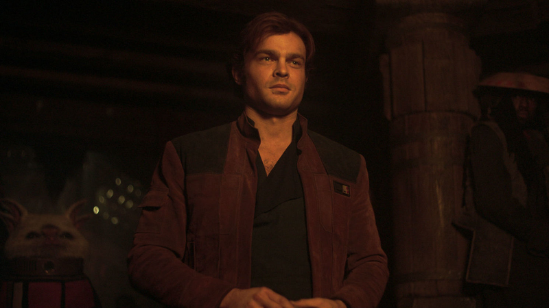 Alden Ehrenreich is awesome as Han in Solo.